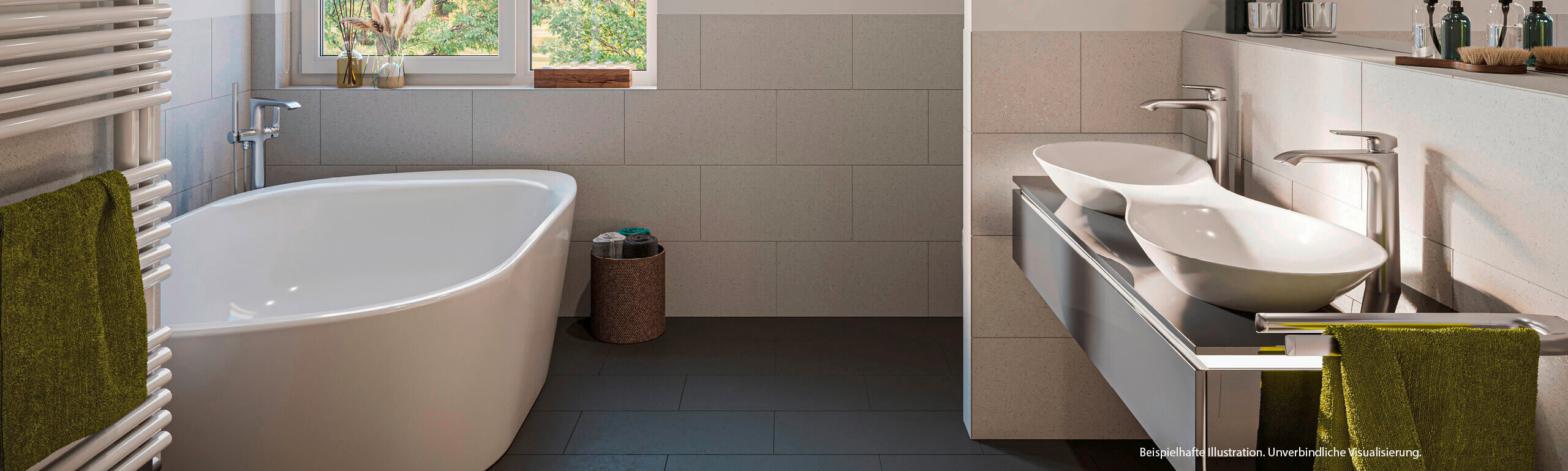 Innenrendering Badezimmer | Neubauprojekt Benker 4 | Eigentumswohnungen in Marktredwitz | Benker 4 Innenrendering Badezimmer | Neubauprojekt Benker 4 | Eigentumswohnungen in Marktredwitz | Benker 4
